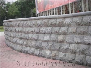 Grey Granite Mushroom Stone Wall Cladding&Panels,China Grey Mushroom Wall Tiles,Mushroom Cladding,Mushroom Stone for Wall,Cheap Mushroom Wall Cladding