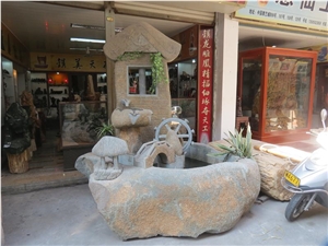 Hot Sale Fountain China Natural Stone Garden Fountain Design for Garden Decoration,Wall Mounted Exterior Fountain,Wholesaler-Xiamen Songjia