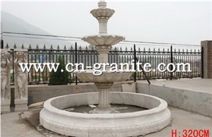 Marble Fountains,Garden Fountains,Exterior Stone Fountains,China Beige Stone Fountains,Water Features,Good Quality Fountains