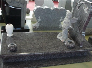 Shanxi Black Granite Monument,Black Granite Tombstone,China Black Stone Tombstone&Monument Design,Western Style Monuments&Tombstones,Family Monuments,European Style Monuments&Tombstones,