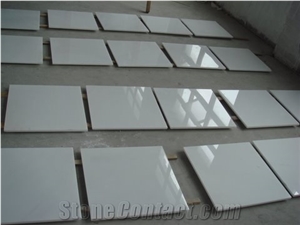 White Jade Marble Slabs & Tiles, Polished Sichuan White Marble Floor Tiles in Thickness 1-2cm, Crystal White Jade Marble Wall & Floor Tiles, China White Marble Cut to Size, White Marble Skirting