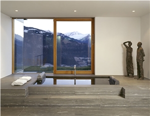 Vals Grey Quartz Interior Design Residence Floor Tiles