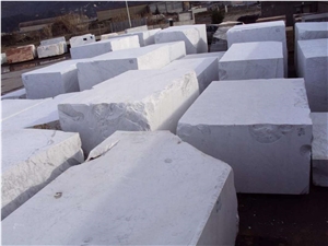Bianco Venato Marble Blocks, White Marble Blocks Italy