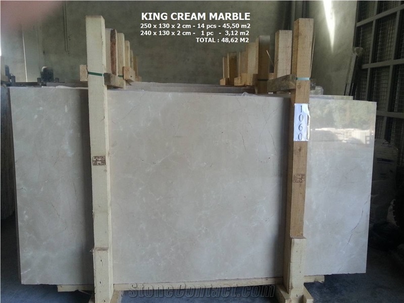 King Cream Marble - Turkish Crema Marfil, Beige Polished Marble Floor Tiles, Wall Tiles