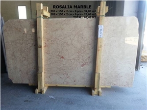 Rosalia Marble - Rosalia Pink Marble Tiles & Slabs, Pink Polished Marble Floor Tiles, Wall Tiles