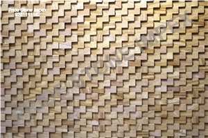 Mosaic Tile, Beige Limestone Mosaic, Wall Mosaic, Mosaic Pattern