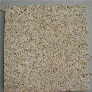 G682 Yellow Granite Cube Stone & Paver, Golden Dune, Sunset Gold Granite Floor Covering, Landsacping Stone