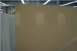 Xy3300 Colored Glaze Gold Quartz Stone Slabs, Engineered Quartz Stone Slabs, Solid Surface Polished Quartz Slabs from China
