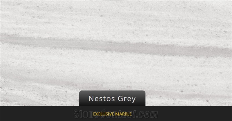 Nestos Grey - Nestos Semi White Marble Blocks