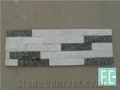 White Slate Cultured Stone,Ledge