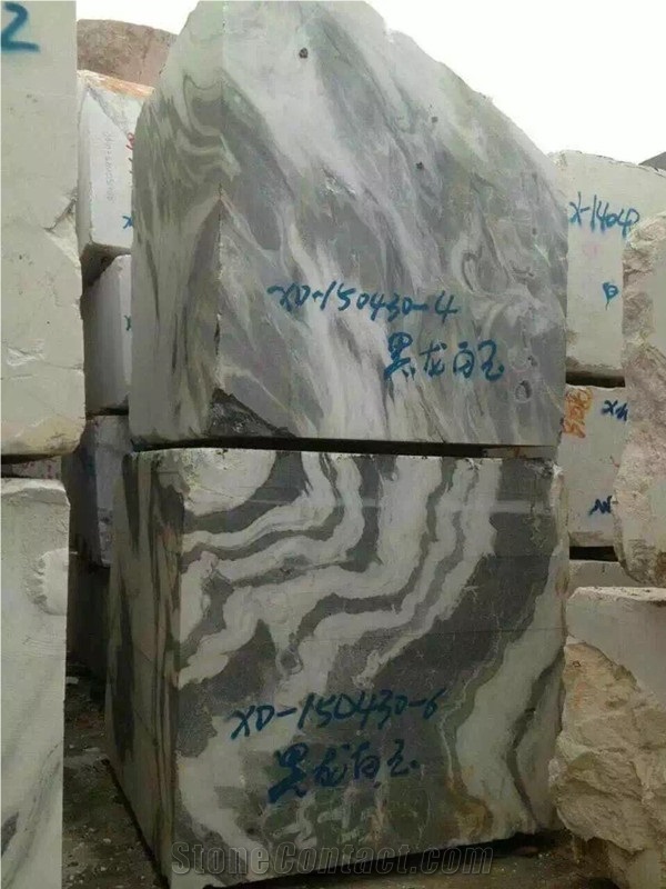 Hot Sale China Panda White Marble Slabs & Tiles for Villa House Wall Book Match Design