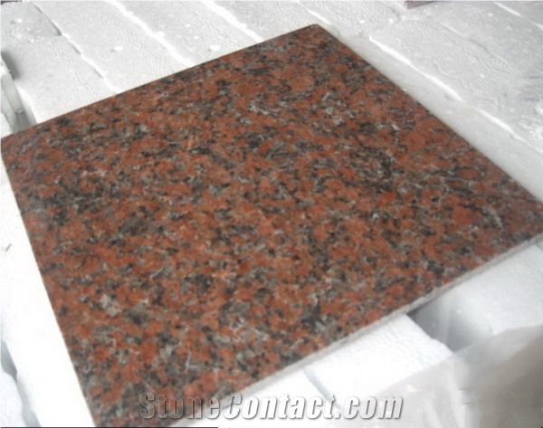 Lychee Surface Tian Shan Red Granite Tiles,Honed Tiansan Red Floorings,Chiseled Tianshan Hong Covering,Machine Cut Tianshan Red Tile,Natural Surface Red,Sandblased Red Plum