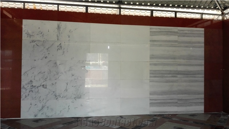 Bush-Hammered Crystal White Marble Slabs & Tiles, China Crystal White Marble Slabs & Tiles