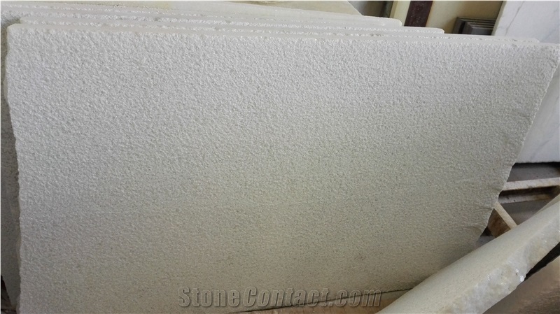 Bush-Hammered Sichuan Thassos White Marble Slabs & Tiles, China White Marble