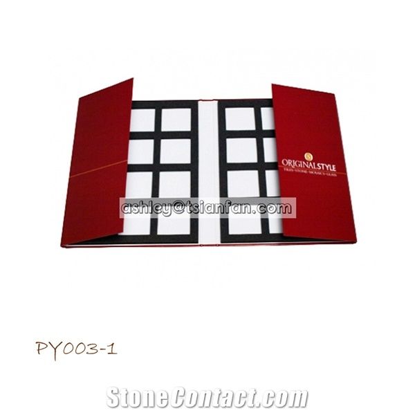 Custom Cardboard+Eva Sample Folder Quartz-Marble-Granite Sample Book Py003-1