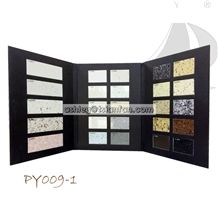 Custom Hard Cardboard Portable Quartz- Samples Display Book