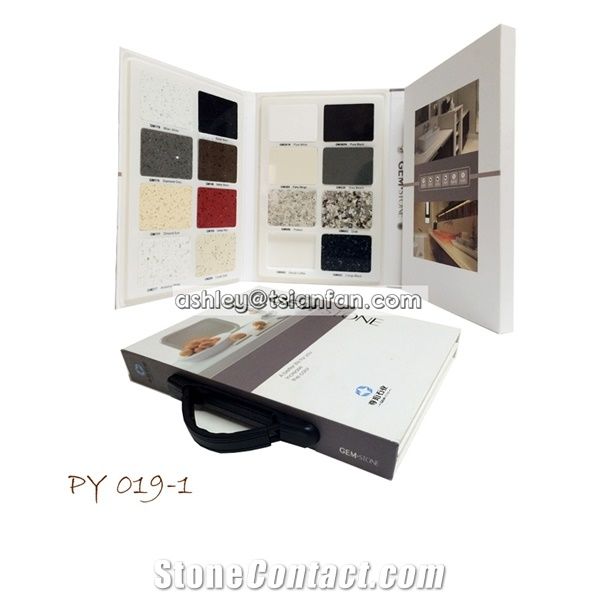 Custom Mdf Disllay Sample Book/Folder for Stone Merchandising Promotion Py019-1