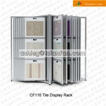 Custom New Design Triplex Capacity Display Racks Stand for Ceramic Tiles-Marble-Granite Cf110