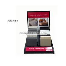 Desktop Custom Wood Display Case Box For Stone Samples