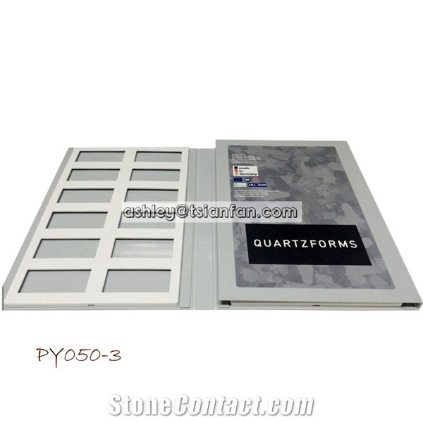 Easytaken Detachable Display Book/Folder for Various Stone Samples Py050-3