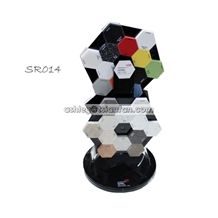 Quartz-Marble-Granite-Stone Samples Display Rack Stand Sr014
