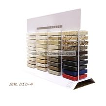 Hot Sale Design for Quartz-Marble-Granite Samples Custom Tower Display Rack Stand Sr010-4