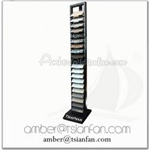 Metal Granite Sample Display Tower for Quartz Stone , Marble