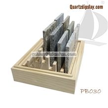 Stone Samples Countertop Wooden Display Box