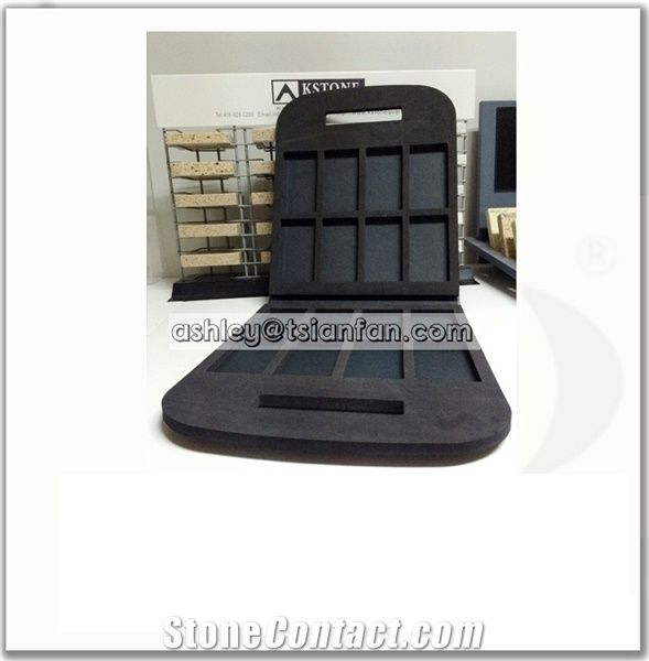 Round Edge Handheld Display Book/Folder for Marble-Granite-Quartz Stone Samples Py016-1