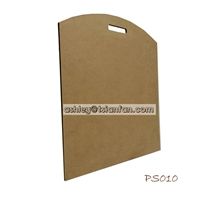 Round Top Handheld Mdf Display Boards Stone Samples