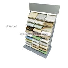 Quartz-Marble-Granite-Stone Samples Display Rack Sr036