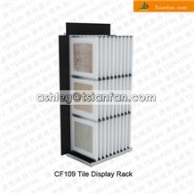 Special Custom Hot Sale Design Book Panels Swinging Type Display Rack Stand for Tiles-Marble-Granite Cf109