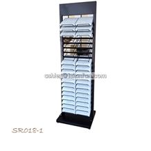 Straight Tower Display Rack Stand For Stone Samples Sr018