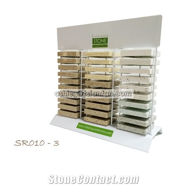 Succinct Quartz-Marble-Granite-Stone Samples Countertop Display Rack Stand Sr010-3