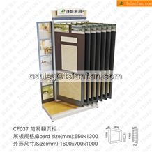 Wood+Metal Sample Stick on Swing Boards Display Rack Stand for Tiles-Marbles-Granites-Stone -Cf037