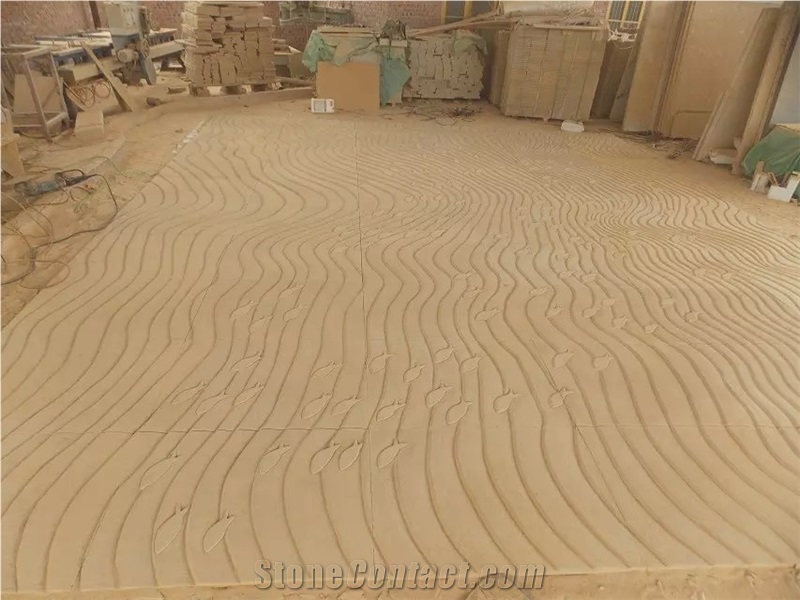 Yellow Sandstone Carving Relief, Sichuan Yellow Sandstone Reliefs