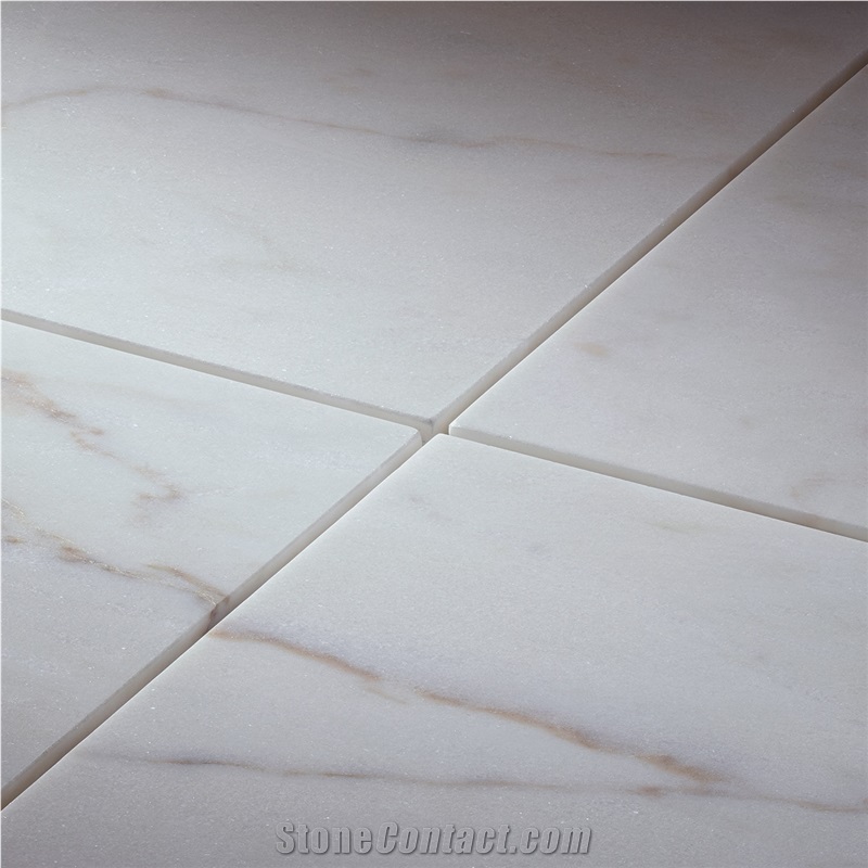 Aurora White Marble Tiles & Slabs