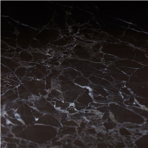 Mira Black Marble Tiles & Slabs, Polished Marble Flooring Tiles