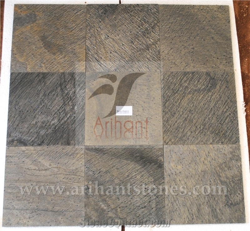 Desert Gold Slate Tiles & Slabs, Brown Slate Flooring Tiles India