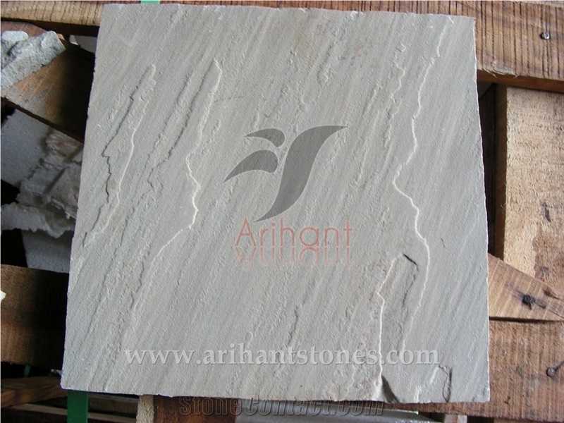 Raveena Sandstone Tiles & Slabs, Grey Sandstone Flooring Tiles