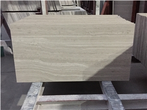 Polished White Wooden Marble Slabs & Tiles, White Wood Vein Marble,China White Marble for Countertop,Walling,Flooring,Sink