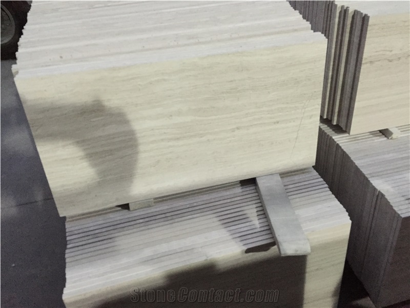 Polished White Wooden Marble Tiles & Slabs,White Wood Vein Marble,China White Marble for Flooring,Walling,Countertop