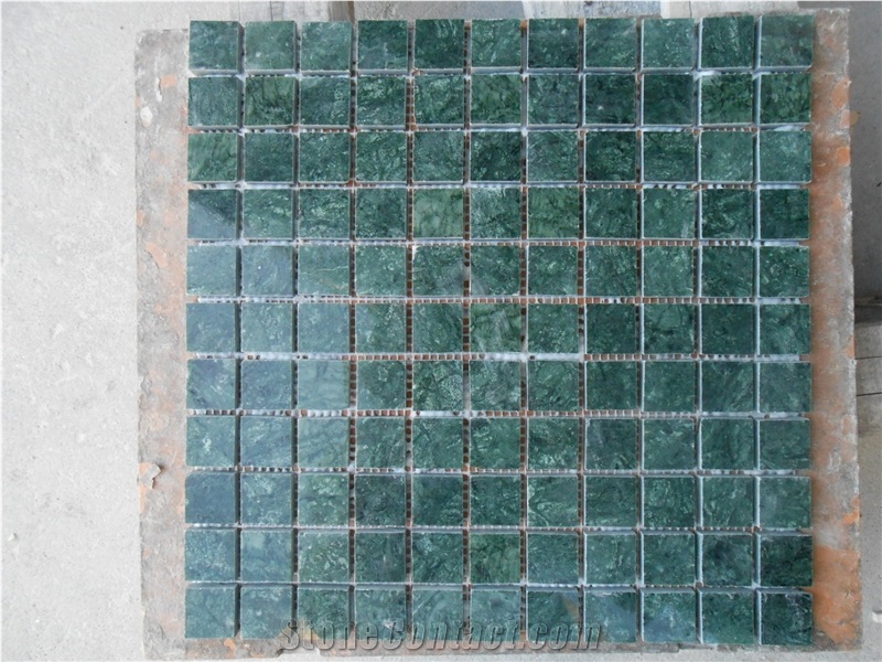 Verde Guatemala Marble Mosaic India Green Marble Polished Mosaic Green Marble Wall Mosaic Floor Mosaic From China Stonecontact Com