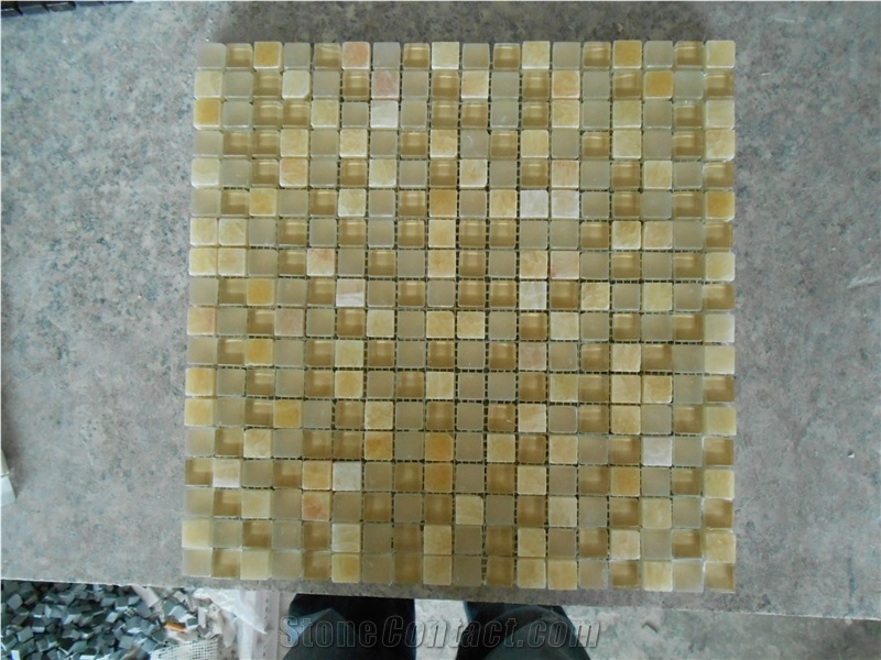 Verde Guatemala Marble Mosaic, India Green Marble Polished Mosaic,Green Marble Wall Mosaic,Floor Mosaic
