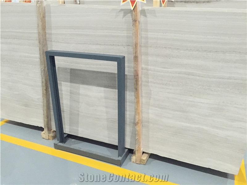 White Wooden Marble Slabs Tiles Wood Grain China Marble Slabs Tiles White Wood Grain