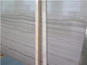 White Wooden Marble Slabs & Tiles,White Wood Grain Marble, China White Marble for Countertop,Walling,Flooring,Skirting
