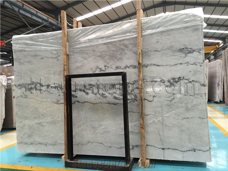 Chinese Misty White Marble Slab&Tile,Wall&Flooring