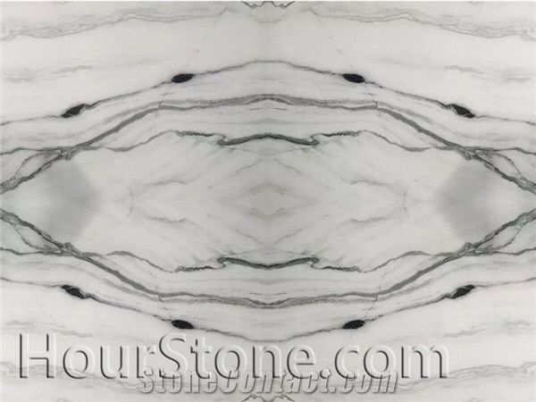 Good Price China Panda White Marble Tiles&Slabs,Chinese Landscape Painting,Black Strong Arabescato Vein Tile&Slab,Polished for Feature Wall,Landscape Pattern,Bookmatch,Cover,Hotel Floor,Tv Set,Clading