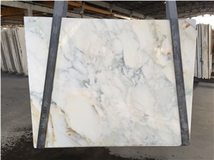 Calacatta Marble Tiles & Slabs, White Marble Floor Tiles, Wall Tiles