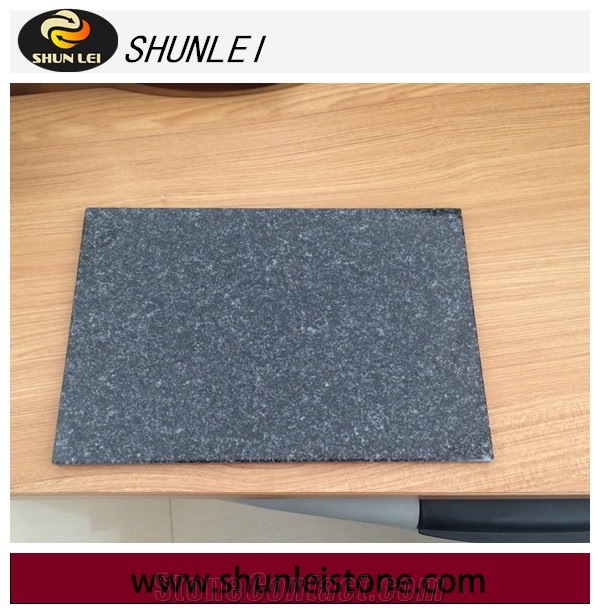 Binzhou Black Granite Slabs & Tiles, Bei Da Qing Granite Floor Tiles
